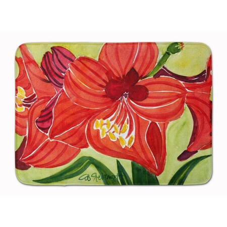 Carolines Treasures Flower Amaryllis Machine Washable Memory Foam Mat 6055RUG